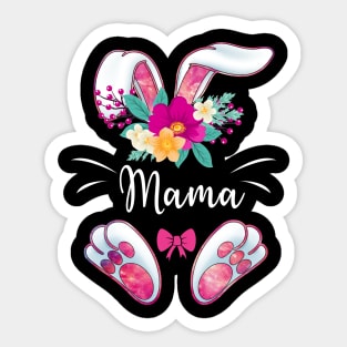 Bunny Mama Easter Day Rabbit Eggs Awesome Sticker